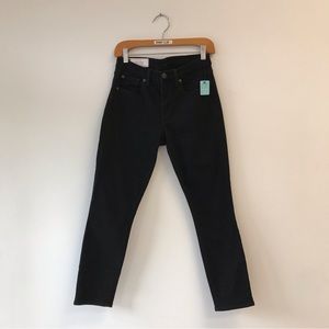 GAP true skinny mid rise black jeans